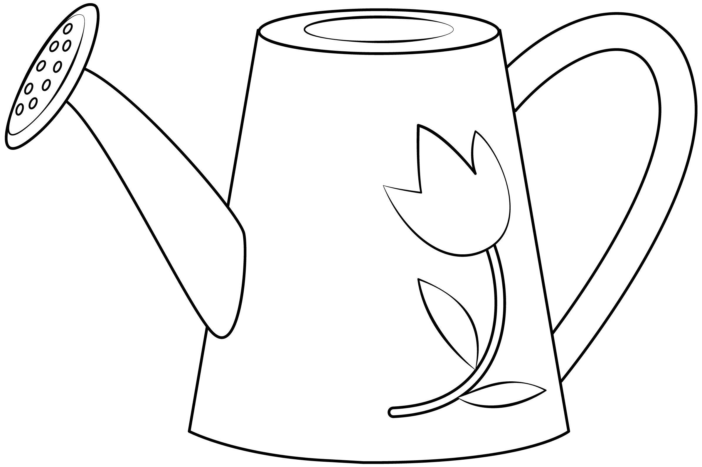 Watering can printable template free printable papercraft templates