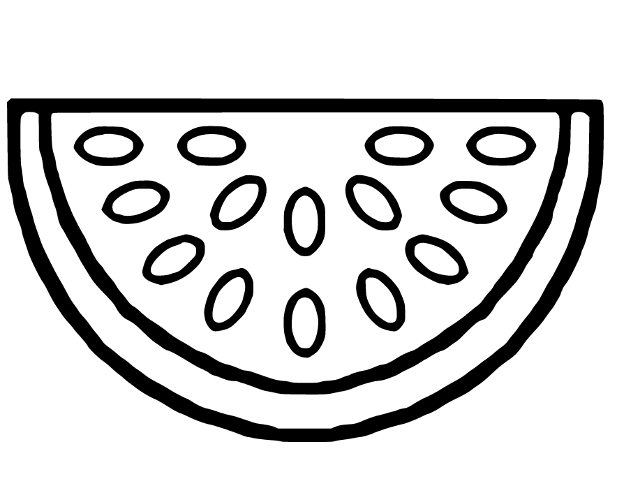 Watermelon coloring pages printable for free download