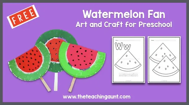 Watermelon art and craft activity