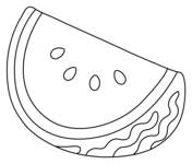 Watermelons coloring pages free coloring pages