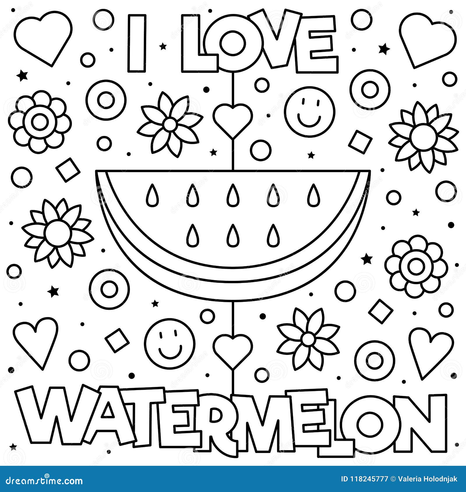 Coloring page vector illustration stock vector