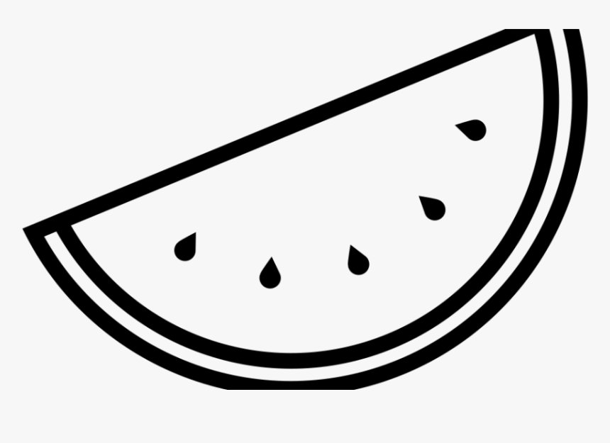 Watermelon slice coloring page colouring cute pages