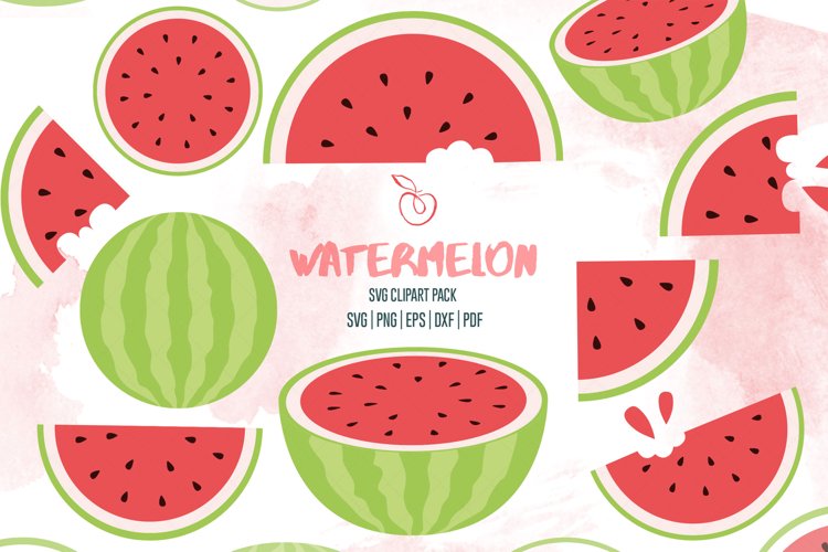 Watermelon svg hello summer clipart watermelon slice sv