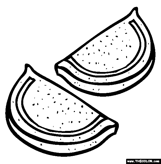 Boston fruit slices online coloring page