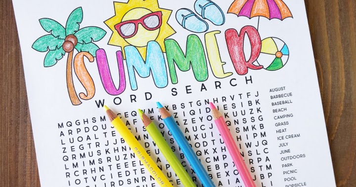 Summer coloring page