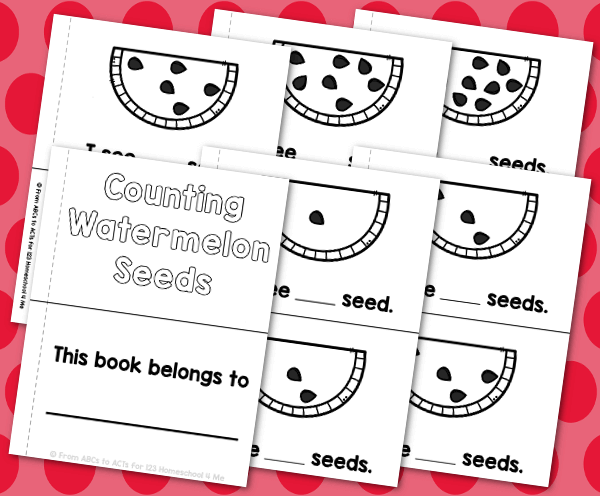 Ð free watermelon counting book worksheets