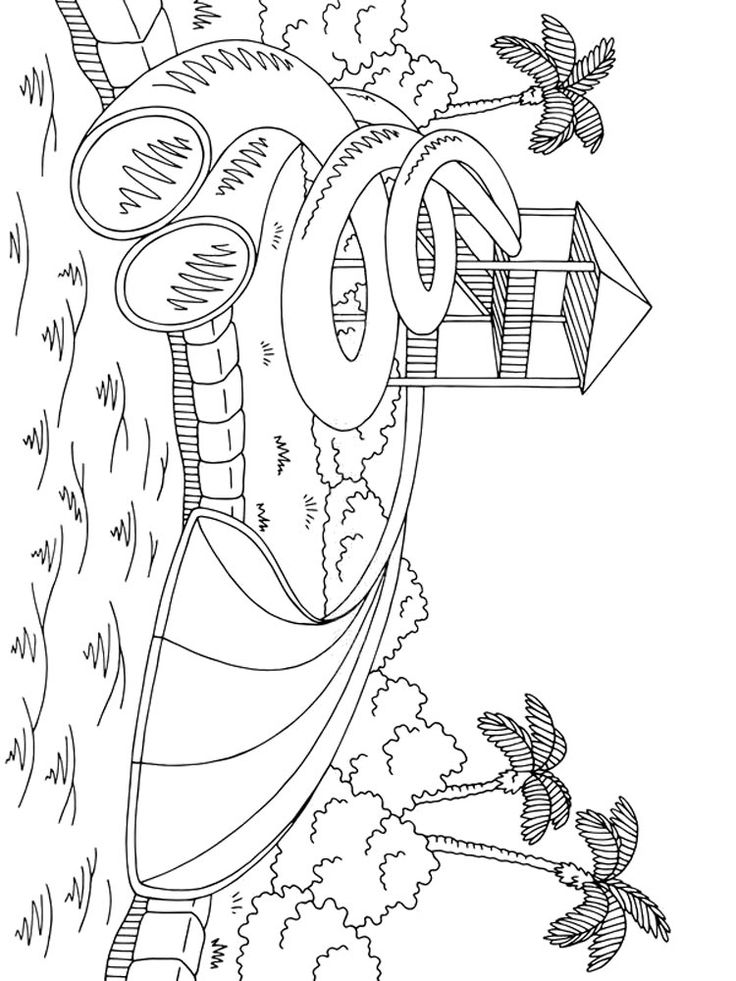 Water park coloring pages coloring pages coloring pages for kids free printable coloring pages