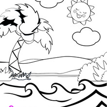 Pinypon water park coloring pages