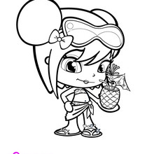 Pinypon water park coloring pages