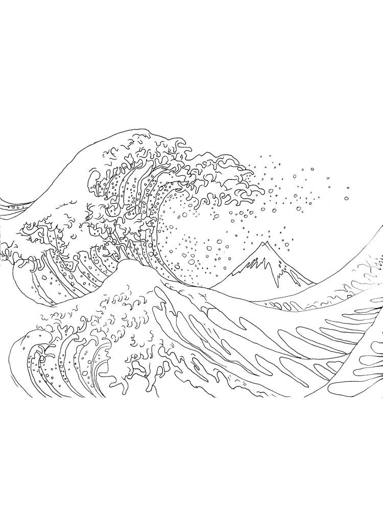 Ocean waves coloring pages coloring pages ocean waves color