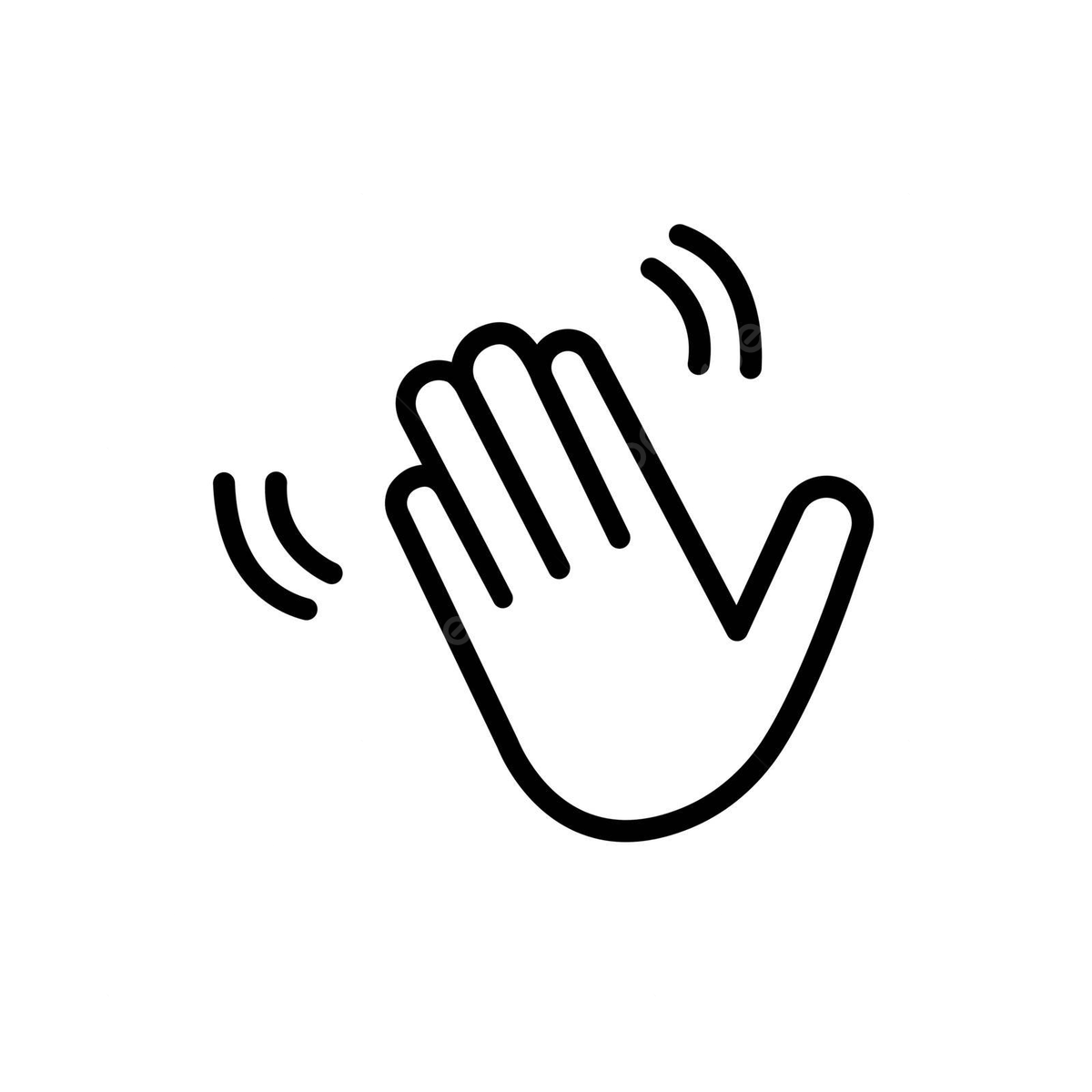 Hand waving png transparent images free download vector files