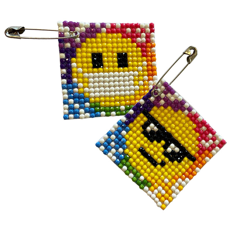 Emoji diamond painting friendship swap kit