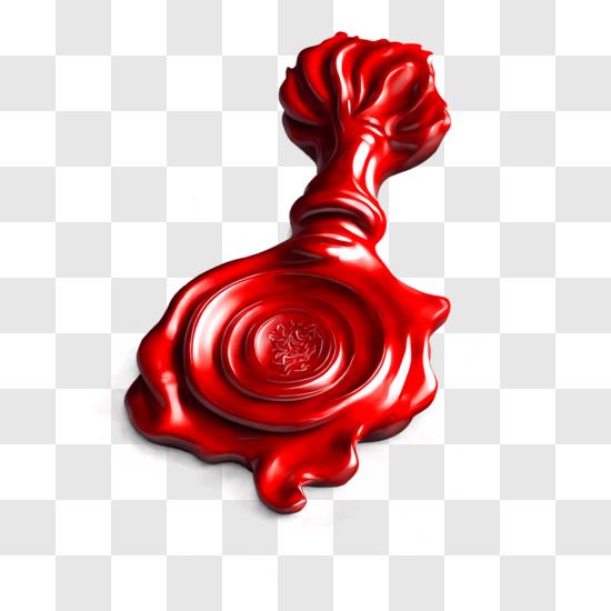 Red wax seal png