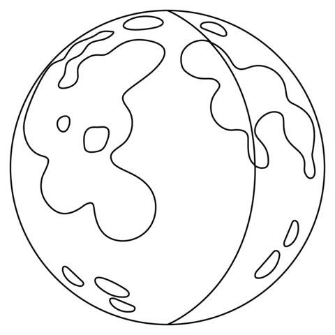 Waxing crescent moon emoji coloring page free printable coloring pages