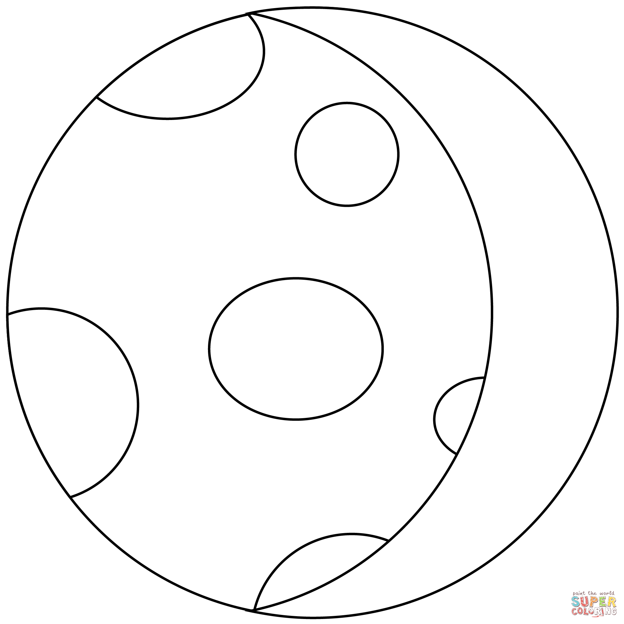 Waxing crescent moon emoji coloring page free printable coloring pages