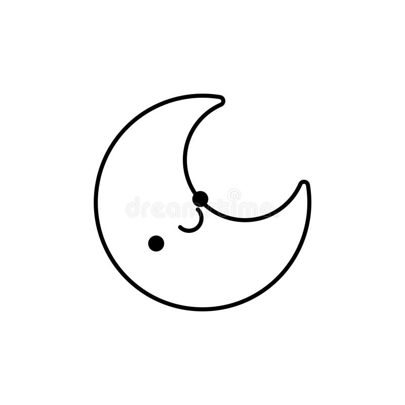 Moon emoji stock illustrations â moon emoji stock illustrations vectors clipart