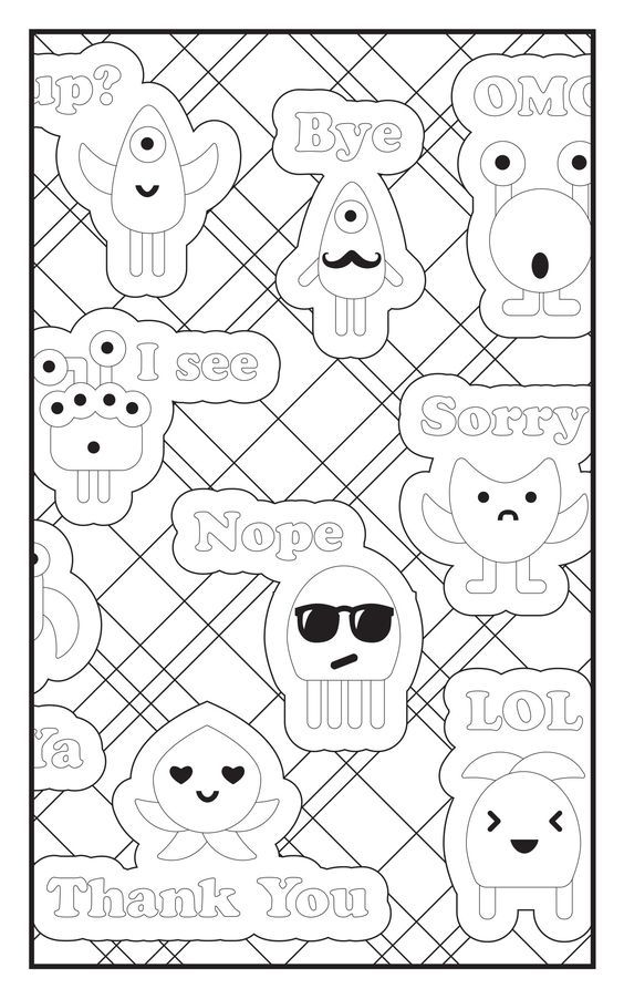 Emoji coloring pages coloring books sailor moon coloring pages
