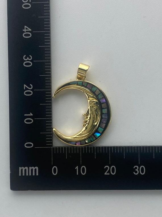 Last quarter moon face pendantemoji pendantfirst quarter moon face pendantcrescent pendant