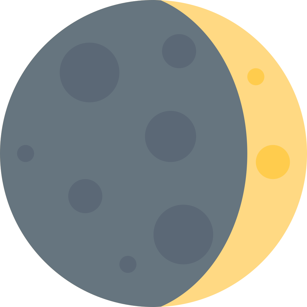 Ð waxing crescent moon emoji