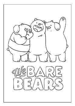 We bare bears adventures in coloring pages lighthearted fun for everyone