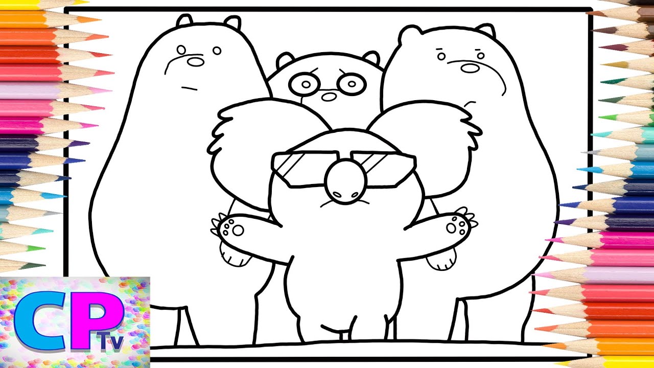 We bare bears coloring pagesno no coloringelektronoia