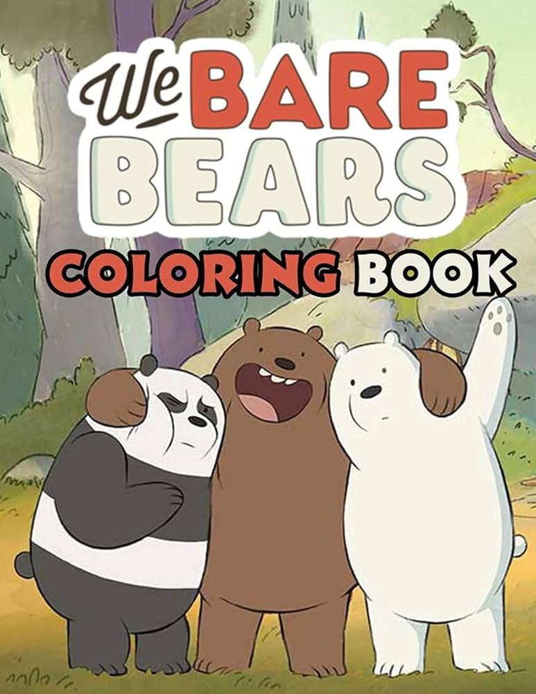 We bare bears coloring book perfect coloring book for kids bears book books