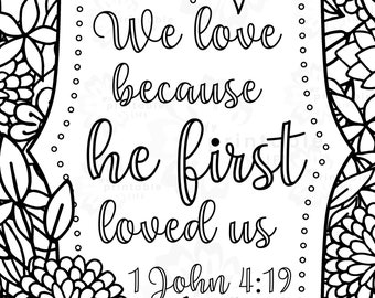Bible verse coloring pages set of inspirational quotes diy adult coloring pages printable sheets instant download