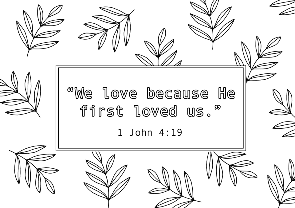 Free coloring pages for valentines day