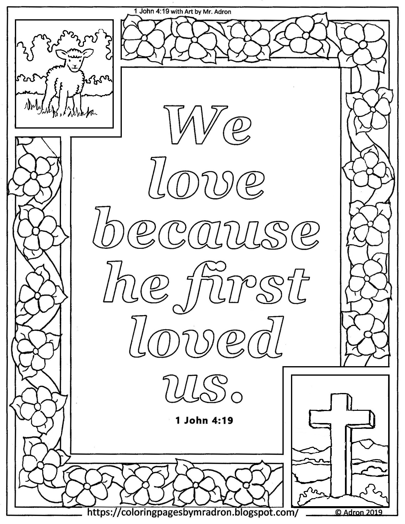 Free bible verse print and color page free printable coloring pages love coloring pages free printable coloring