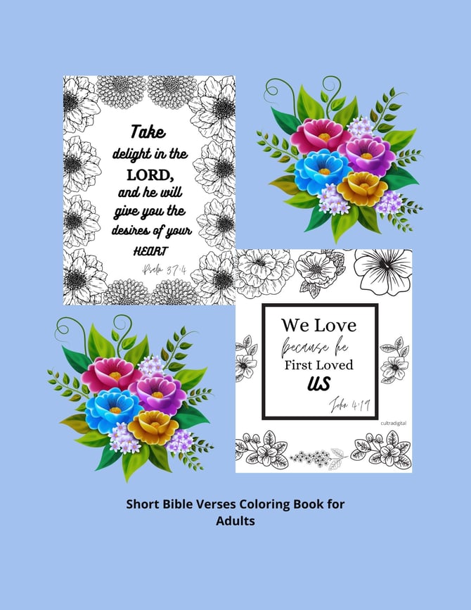Bible verses coloring pages for adults