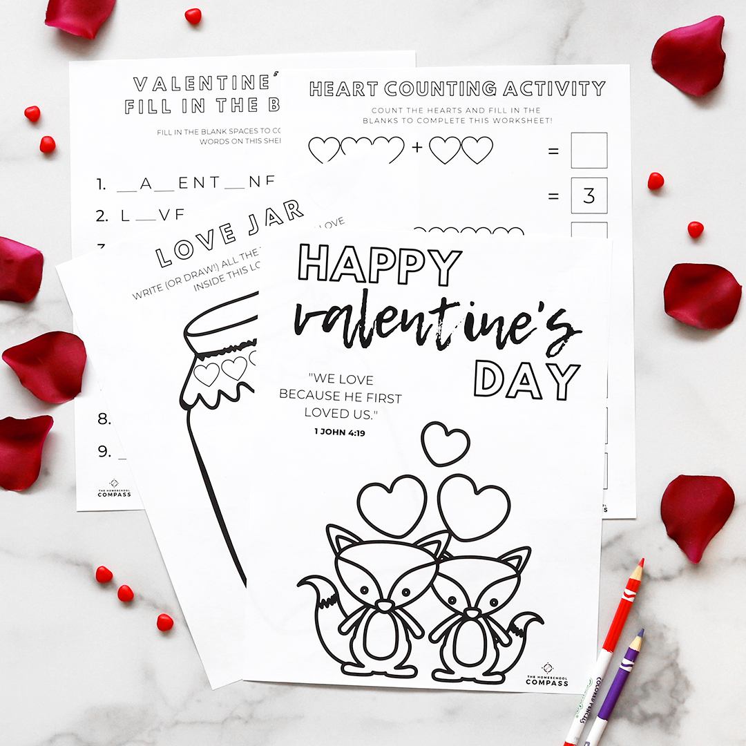 Valentines day printable activities