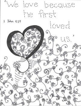 Love verse activity pages for valentines day by tiffany silva tpt