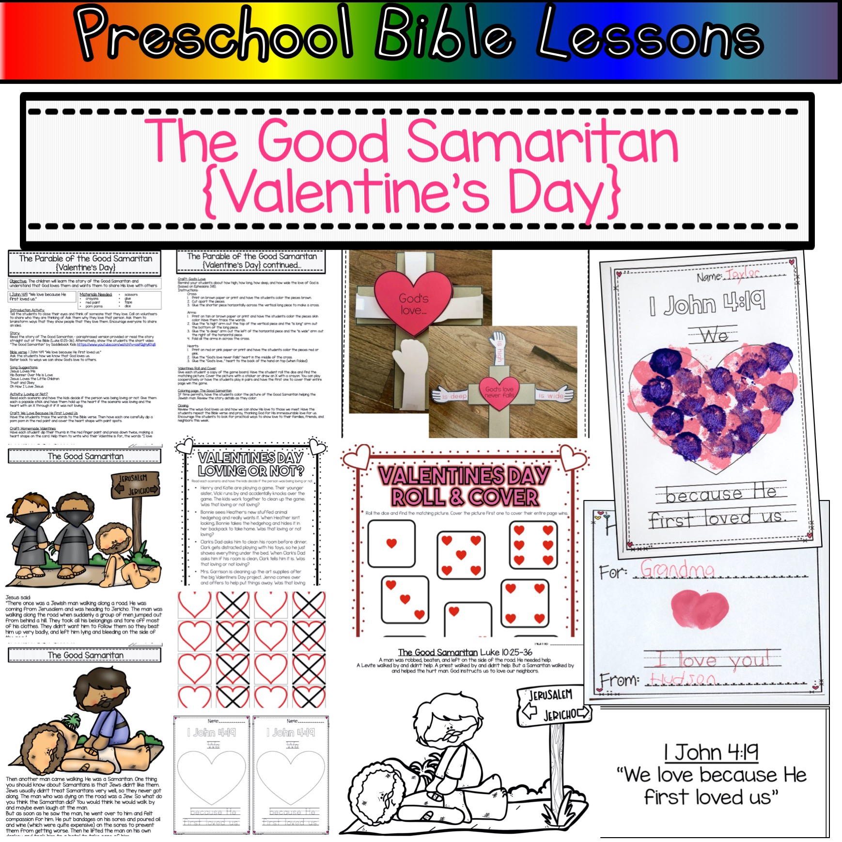 Preschool bible lessons valentines day