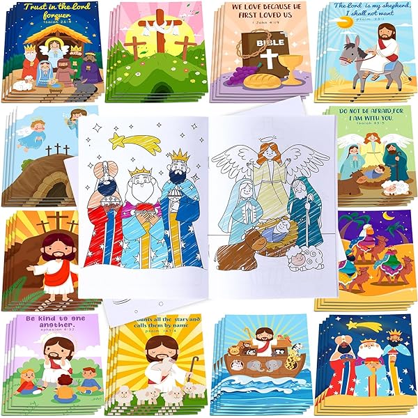 Religious christmas coloring books books christian activity books for kids toys games