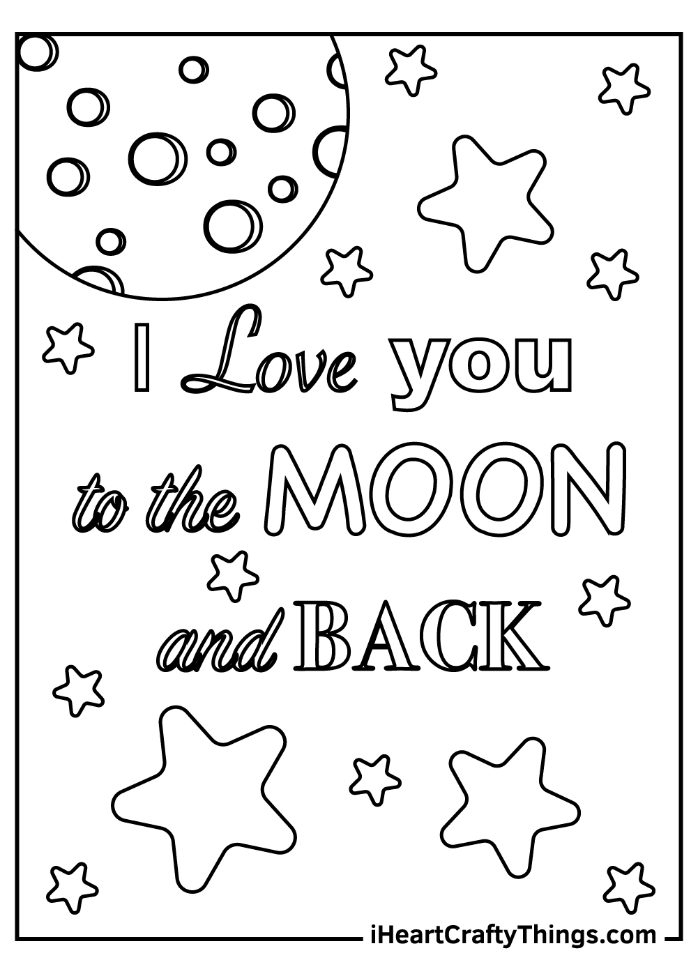 I love you coloring pages free printables