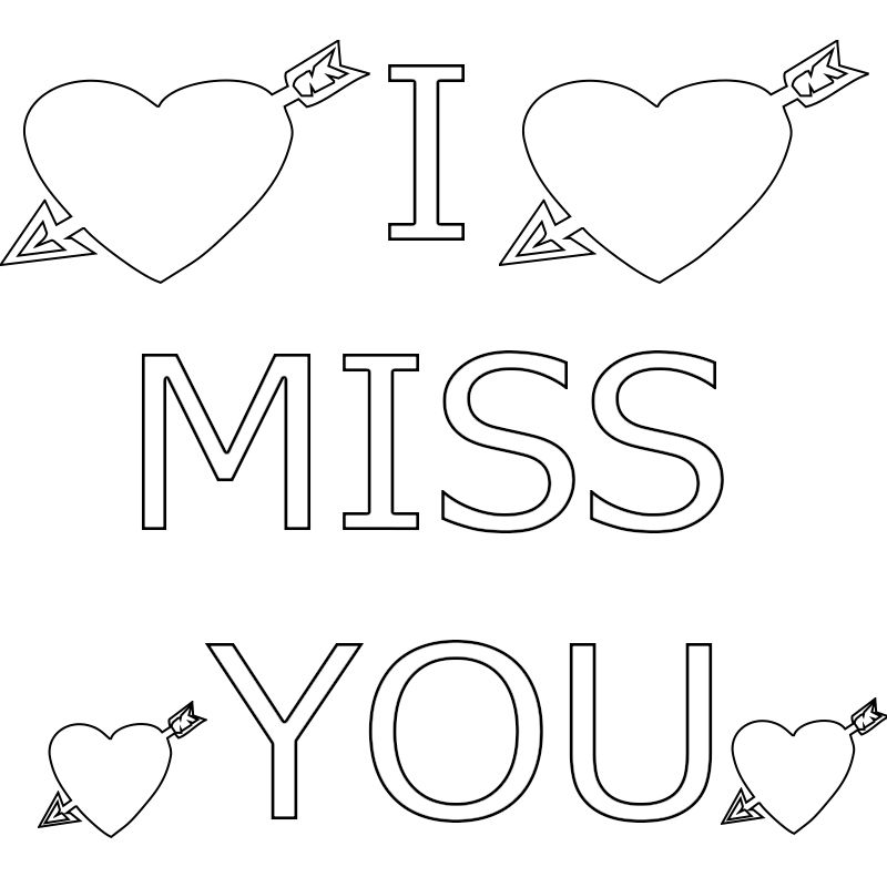 I miss you coloring pages heart coloring pages coloring pages mom coloring pages
