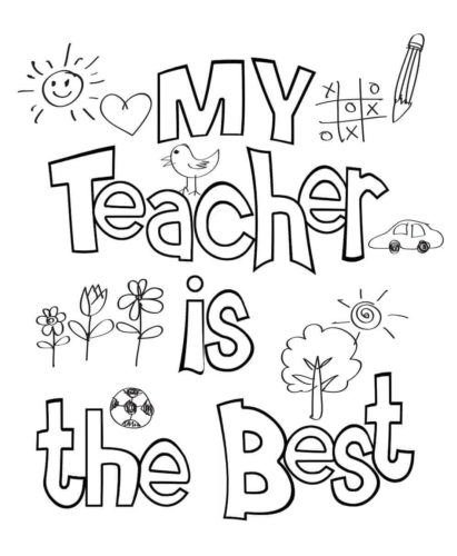 Free teacher appreciation week coloring pages printable