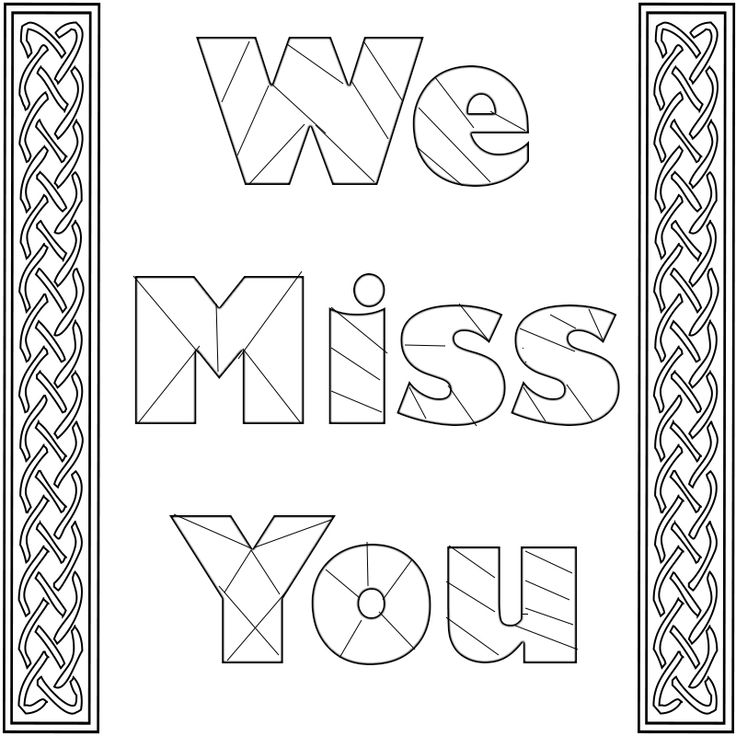 We miss you coloring pages i miss you card heart coloring pages coloring pages to print