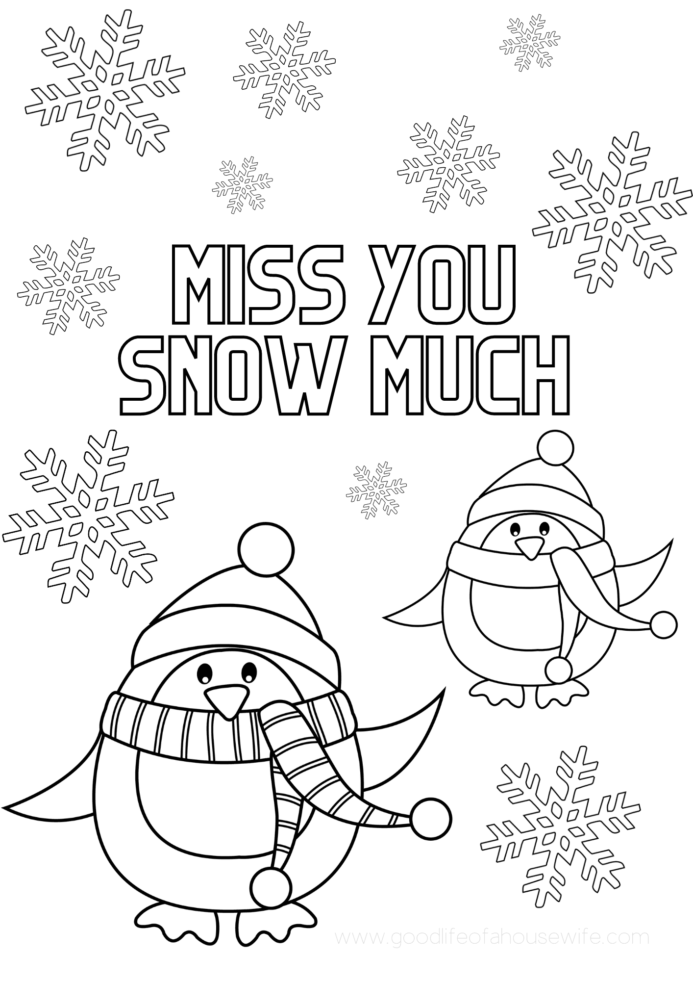 Free printable christmas coloring pages