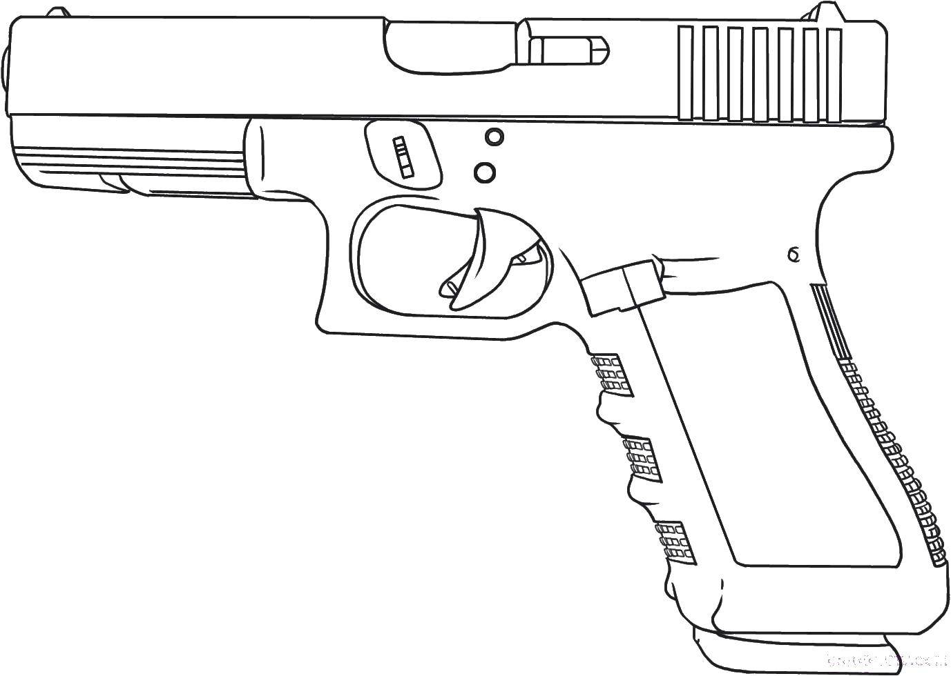 Online coloring pages coloring page gun weapons download print coloring page