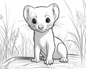 Weasel pages fun and educational printables featuring natures cunning hunters