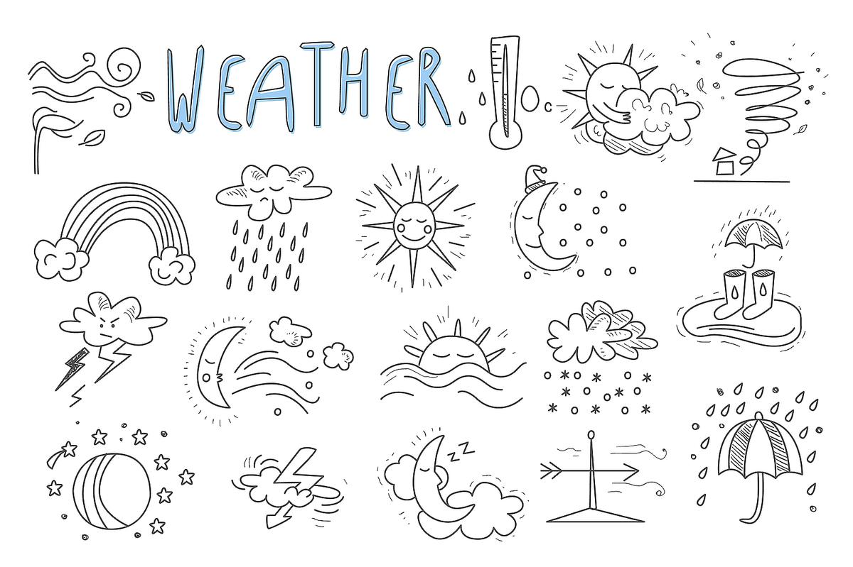 Weather coloring pages for kids fun free printable coloring pages of weather events â from hurricanes to sunny days printables mom