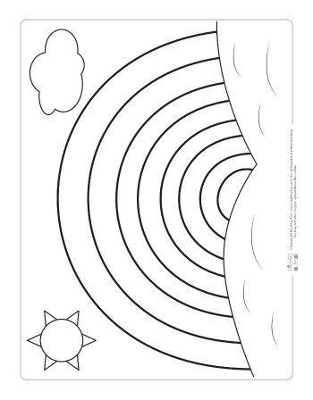 Weather coloring pages for kids