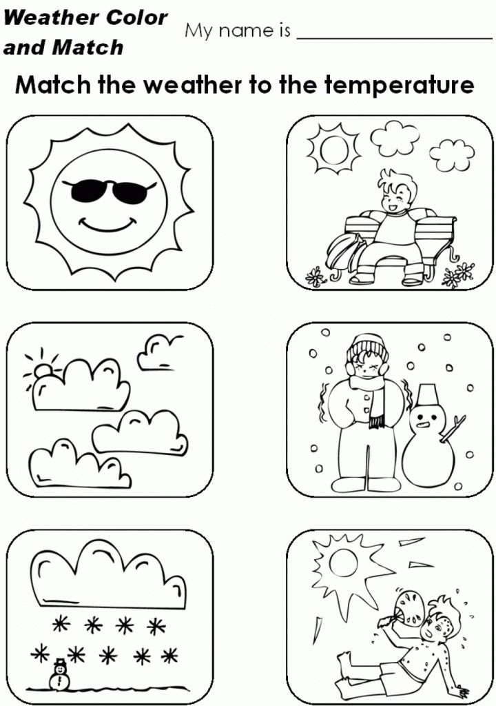 Printable coloring pages kindergarten coloring pages seasons worksheets weather worksheets