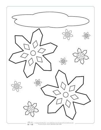 Weather coloring pages for kids