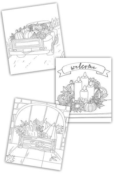 Fall coloring pages for adults and kids pages â freebie finding mom