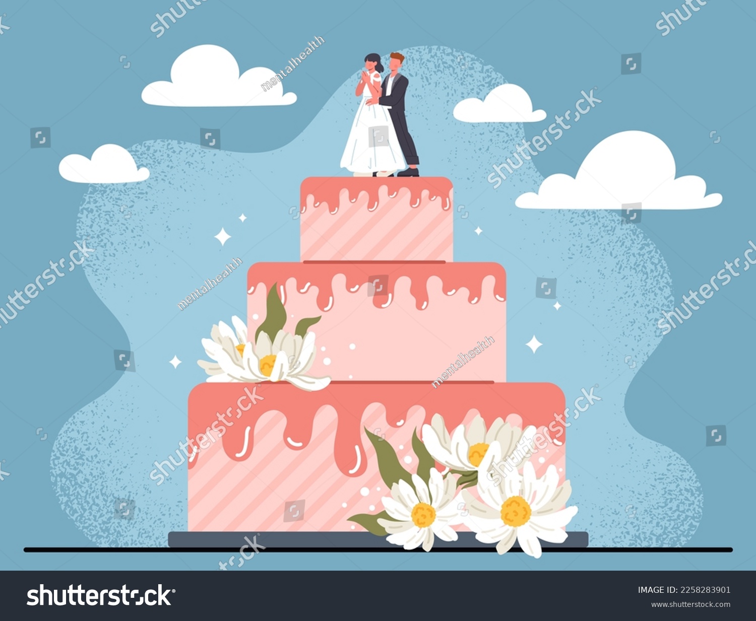 Cartoon wedding cake åçãåºåç çãd çäåçéå