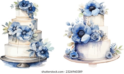 Wedding cake over royalty