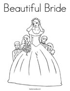 Wedding coloring pages