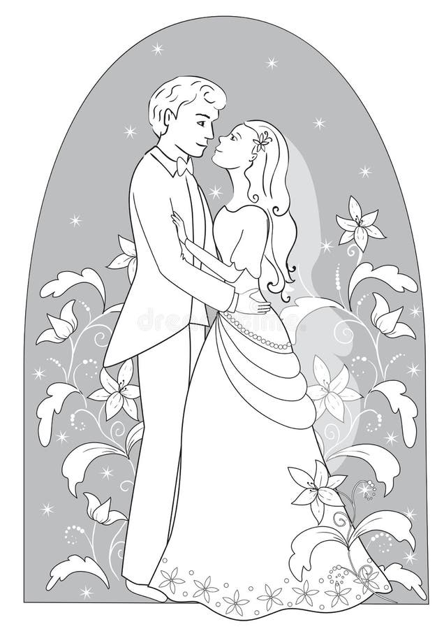 Romantic wedding card stock illustration illustration of lace